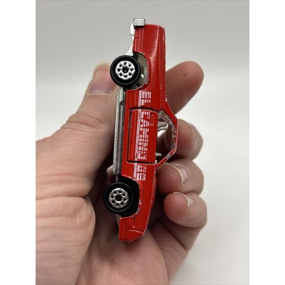 Majorette El Camino SS #296 Red With Hitch Cool Doors Open Made In France 1:59 - Picture 12 of 14